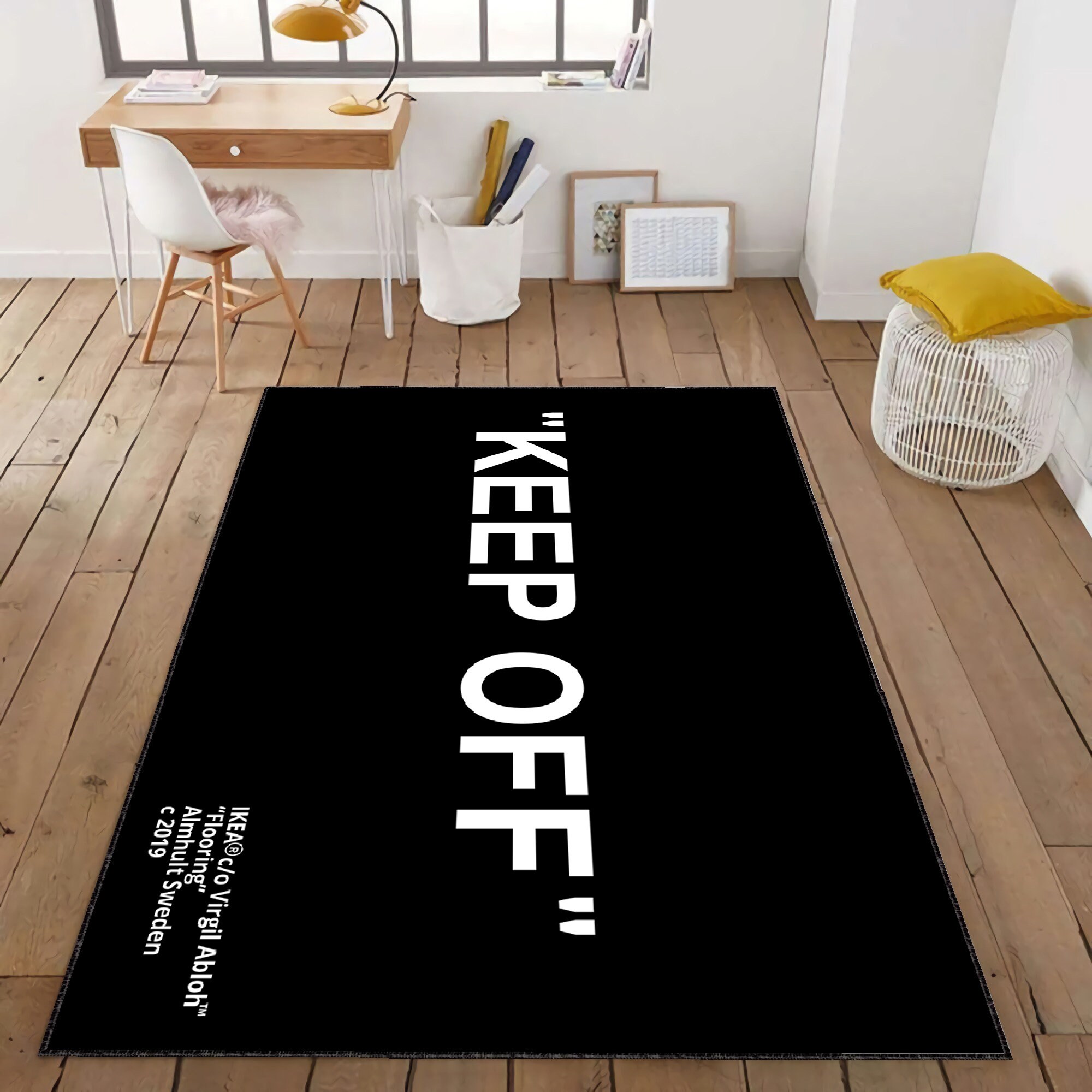 Keep off Rug Black Keep Off Personalized Gift Keepoff Etsy UK