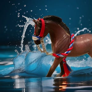 The Patriot - Breyer Stablemate Halter And Lead