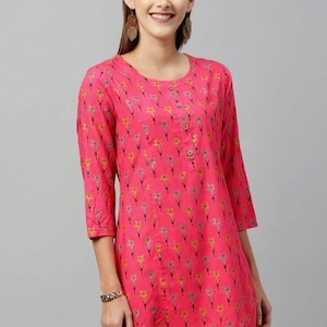 Summer Sun Pocket Tunic  Stylish tunic, Cotton kurti designs, Cotton tops  designs