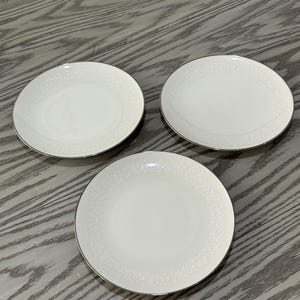 Vintage Noritake China Lorelei 8 1/4in Salad Plates x3