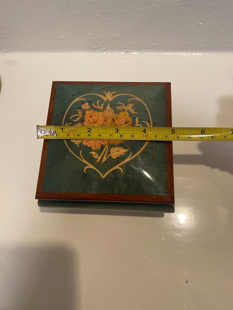 Vintage Reuge Music Jewelry/trinket Box Made in Italy With Etsy