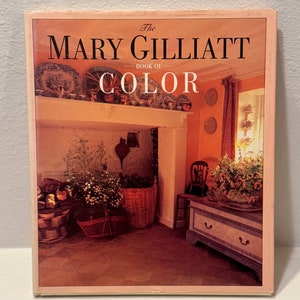Vintage The Mary Gilliat Book of Color Coffee Table Book, Table Decor, Photography Book
