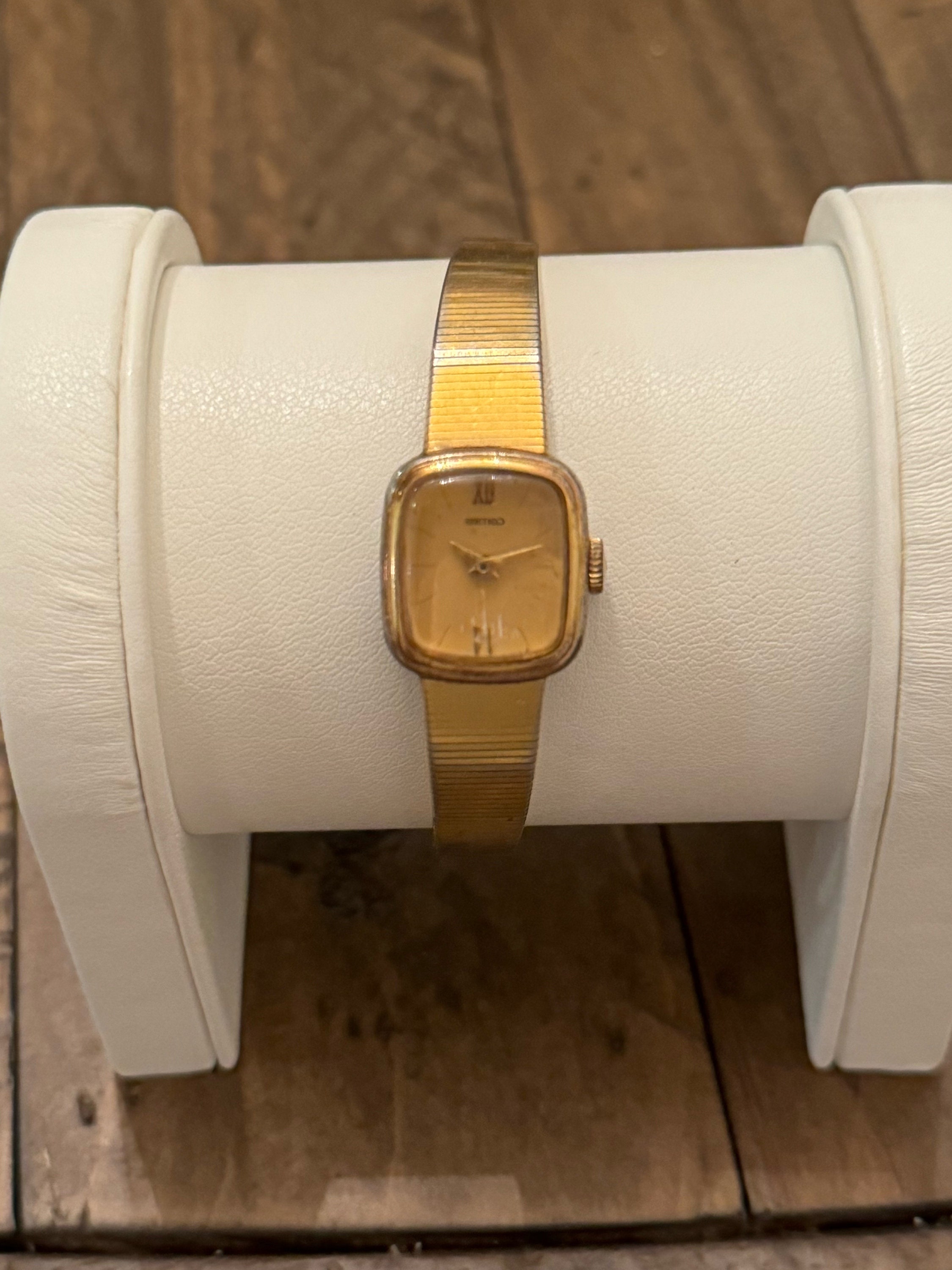 Vintage Seiko (162944) Gold Tone Ladies Watch - Etsy