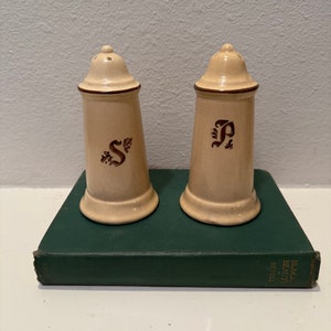 Vintage Pfaltzgraff Salt and Pepper Shakers Village Pattern