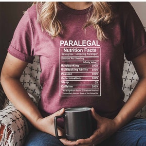 Paralegal Shirt, Juristen Shirt, Juristen Shirt, Juristen Shirt, Juristisches Assistent Shirt, Geschenk für Paralegal Abschluss