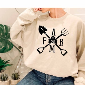 Bauernhof Sweatshirt, Blumen Sweatshirt, Huhn Sweatshirt, Bauern Geschenk, Reiter Sweatshirt, Bauernhaus Sweatshirt, Bauernhof Sweatshirt,