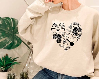 Optometry Sweatshirt, Optometry Student Sweatshirt, Eye Doctor Sweatshirt, Ophthalmologist Sweatshirt, Optometry Life Sweatshirt, Eyeglasses