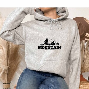 Mountain Are Calling Hoodie, Space Mountain Hoodie, Camper Hoodie, Camp Life Hoodie, Mountain Adventure Hoodie, Wildlife Hoodie, Pine Tree
