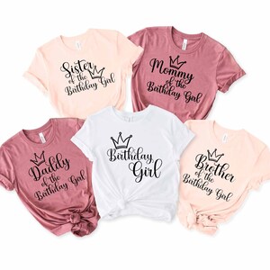 Family Matching Birthday Shirts, Birthday Group Shirts, Birthday Queen Shirts, Birthday Party Shirts, Birthday Squad Shirts, Birthday Crew