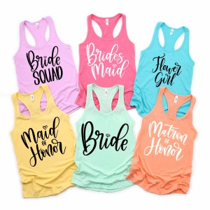 Braut Party Tank Top, Wifey Tank Top, Braut passendes Geschenk, Braut Tank Top, Brautjungfer Tank Top, Team Braut Tank Top, Verlobung Tank Top