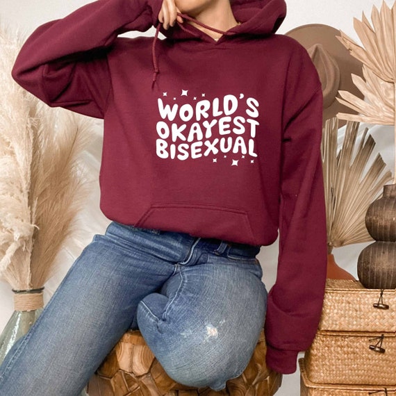 World's Okayest Bisexual Funny T Shirt Lgbt Gift Equality World's Okayest Bisexual Funny T Shirt Lgbt Gift Equality
