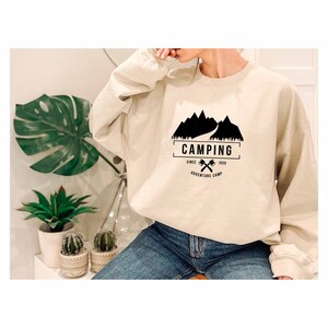 Adventure Camp Sweatshirt, Mountain Adventure Sweatshirt, Hiking Buddy Sweatshirt, Cute Mountain Sweatshirt Sweatshirt, Pine Tree Sweatshirt