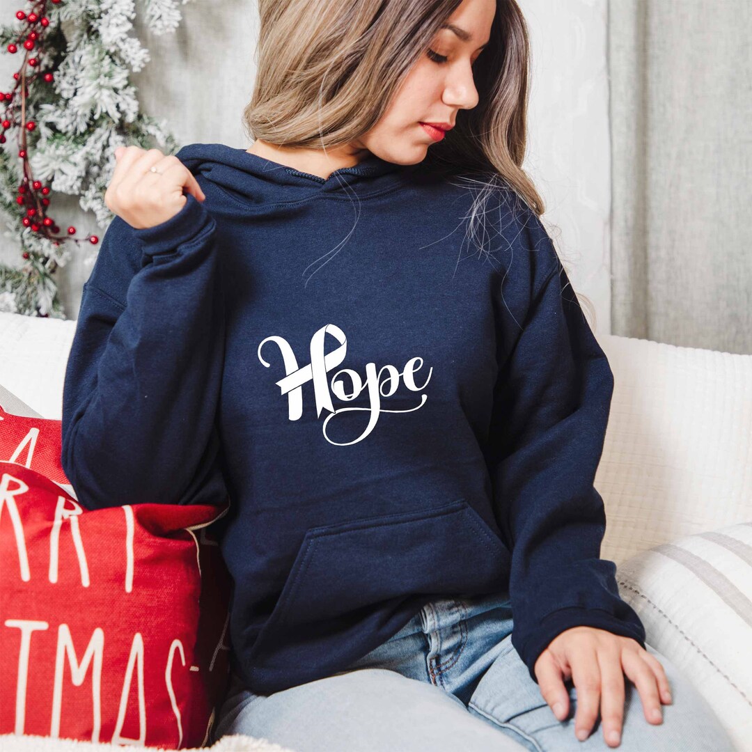 Sweat à Capuche Rose 'Son Combat Est Mon Combat' - Soutien Cancer Du Sein - Cadeau Solidarité
