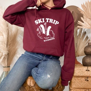Ski Trip Hoodie, Skiing Travel Hoodie, Snow Goggles Mountains Hoodie, Happy Ski Hoodie, Mountain Ski Hoodie, Adventurer Hoodie, Winter Sport