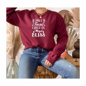 Cinco De Mayo Bliss Sweatshirt, Taco Lover Sweatshirt, Happy Cinco De Mayo Gift, Family Cinco De Mayo, Mexican Vacation, Mexican Family