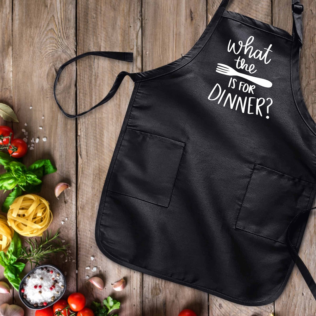 What the Fork Apron, Funny Kitchen Humor Apron, Funny Chef Apron ...
