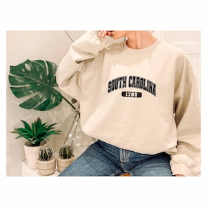 South Carolina 1788 Shirt, South Carolina State Sweatshirt, South Carolina Trip Hoodie, Charleston Shirt, Vacation Hoodie, Sc Home Shirt