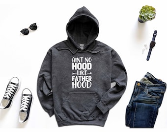 Hood Like Fatherhood Hoodie, Best Dad Ever Hoodie, Dad Life Proud Hoodie, Gift For Husband Hoodie, Father Est 2024 Hoodie, New Dad Hoodie