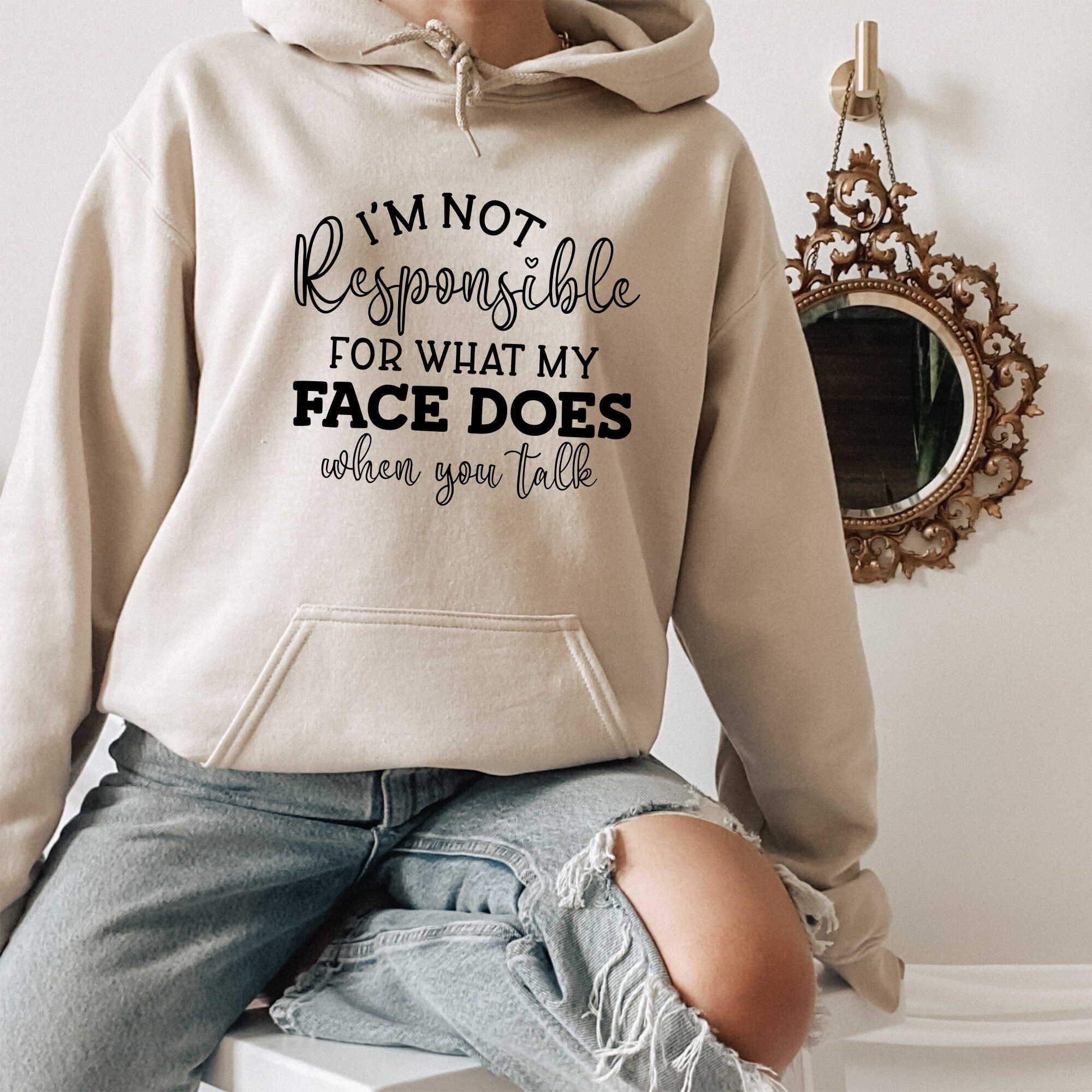 Hoodie with my face on it online