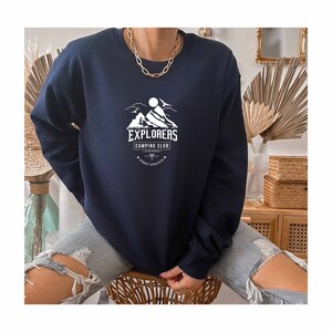 Live The Adventure Sweatshirt, Mountain Adventure Sweatshirt, Nature Lover Sweatshirt, Hike Camping Sweatshirt, Travel Sweatshirt, Mountain