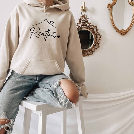 Realtor Hoodie, Real Estate Hoodie, Real Estate Agent Hoodie, Real Estate Broker Hoodie, Real Estate Life Hoodie, Cute Realtor Hoodie