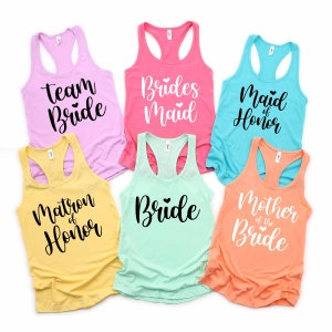 Familie Braut Tank Top, Bachelorette Familie Tank Top, Bachelorette Party Squad Tank Top, Frau Liebhaber Tank Top, Flitterwochen Tank Top, Braut Stamm