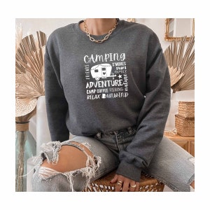Camping Adventure Sweatshirt, Nature Lover Gift, Explore More Sweatshirt, Camping Family Gift, Camping Party Sweatshirt, Tent Camping