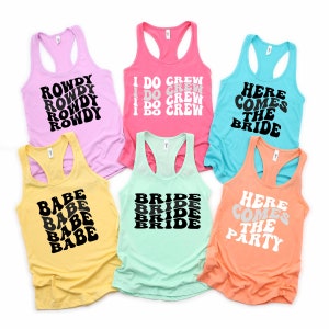 Braut Tank Top, Bachelorette Party Tank Top, ich sagte ja Tank Top, Brautparty Geschenk, Trauzeugin Tank Top Tank Top, Braut Tribe Tank Top
