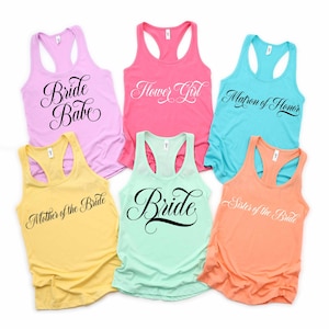 Braut Babe Tank Top, Brautdusche Tank Top, Brautjungfer Tank Top, Braut Squad Tank Top, Trauzeugin Geschenk, Braut und Bräutigam Tank Top, Babe