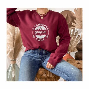 Campers Gonna Camp Sweatshirt, Camping Squad Sweatshirt, Adventure Awaits Sweatshirt, Bizarre Adventure Sweatshirt, Camper Sweatshirt,