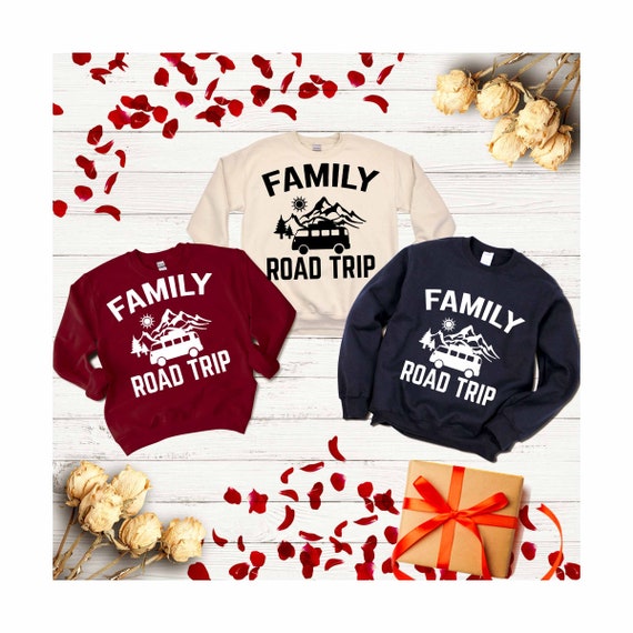 Sudadera de viaje familiar, sudadera de equipo de carretera familiar,  sudadera de vacaciones familiares, sudadera de viaje familiar, regalo para  el