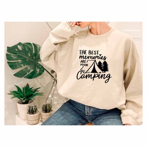 Best Memories Are Made Camping Sweatshirt, Family Camping Gift, Road Trip Sweatshirt, Outdoor Lover Sweatshirt, Bizarre Adventure
