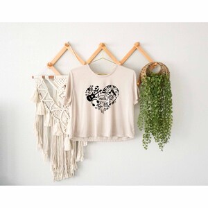 Music Lover Crop Top, Music Heart Crop Top, Music School Crop Top, Music Festival Crop Top, Country Music Crop Top, Music Teacher Crop Top