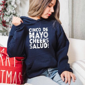 Cheers Salud Hoodie, Mayas Playera Hoodie, Cruise Squad 2024 Hoodie, Festival Matching Hoodie, Cinco De Mayo 2024 Hoodie, Mexican Love