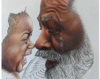 El amor de papá / Richard Ashley Norris / Arte negro / Arte afroamericano
