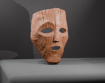 3D Printable Movie-Style Mask STL | Wearable Cosplay Prop for Halloween & Conventions | High-Detail File