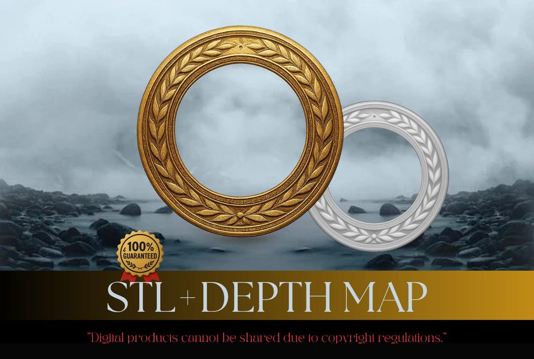3D Coin Depth Map | STL & PNG Files for Laser Engraving (digital ...