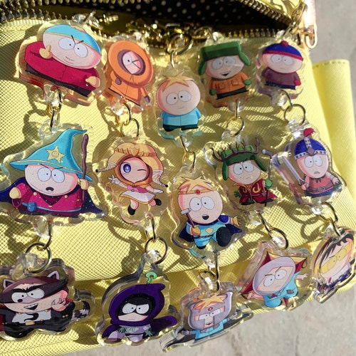 South Park 3 Piece Keychain Etsy