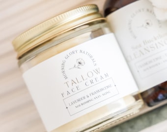 Suet Tallow Face Cream | Lavender Frankincense 4oz.