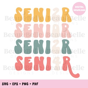 High School/College Senior 2024 classes SVG, graduation, college, school svg, svg, trendy typopgrahy svg