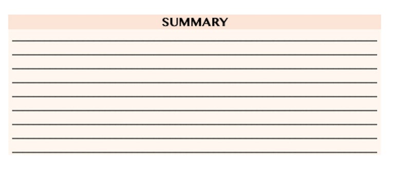 Study Guide Template PDF Printable - Etsy