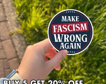 Progressive Message Sticker, Resist for Equality Vinyl Sticker, Freedom and Unity Decal, Activist Gift, Empowering Protest Art