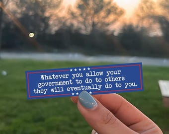 Human Rights Sticker, Equality Car Magnet, Justice for All Decal, Freedom and Kindness Sticker, Social Awareness Gift, Activism Decor