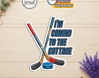 Bookish Hockey Romance Inspired Vinyl Sticker, Cottage Quote Sticker, Enemies To Lovers Fandom Decal, BookTok Aesthetic Gift