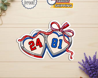 Hockey Romance Sticker, Team Hollanov Inspired, Waterproof Holographic Vinyl Decal, Kindle Laptop Gift