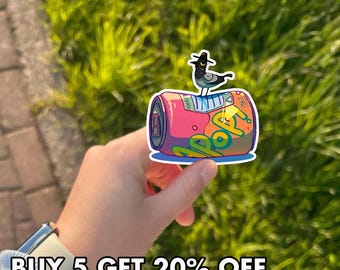 Sussy Kpop Demon Hunters Sticker, Funny Sussie Vinyl Sticker, Gothic Raven Sticker, Cute Tiger Sticker, Huntrix Fans Gift, Kpop Meme Sticker