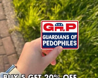 Political Statement Sticker, Anti Trump Sticker, Anti MAGA Vinyl Decal, Trump Quote Sticker, Conservative Critique Sticker, Protest Sticker