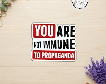 Propaganda Style Protest Sticker, Resist Power Decal, Anti Capitalism Quote, Leftist Activism Art, Social Justice Vinyl