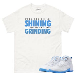 T-shirt Sneakerhead Assorti AJ 12 Melo - Choix Taille Et Couleur - Neuf Avec étiquettes - Marque AsneakerZ