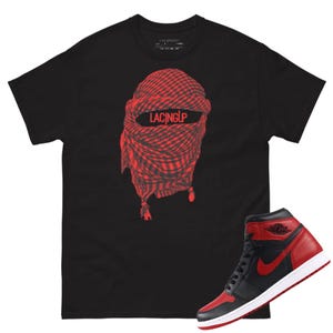 Camiseta negra Jordan 1 Bred Bandit